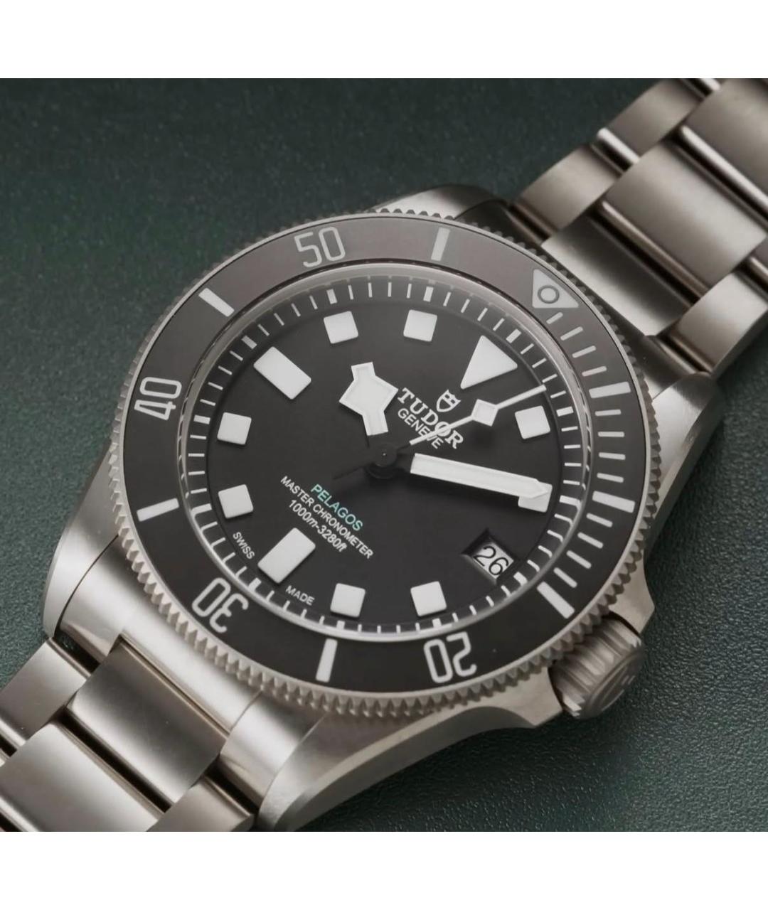 TUDOR Черные титановые часы, фото 5
