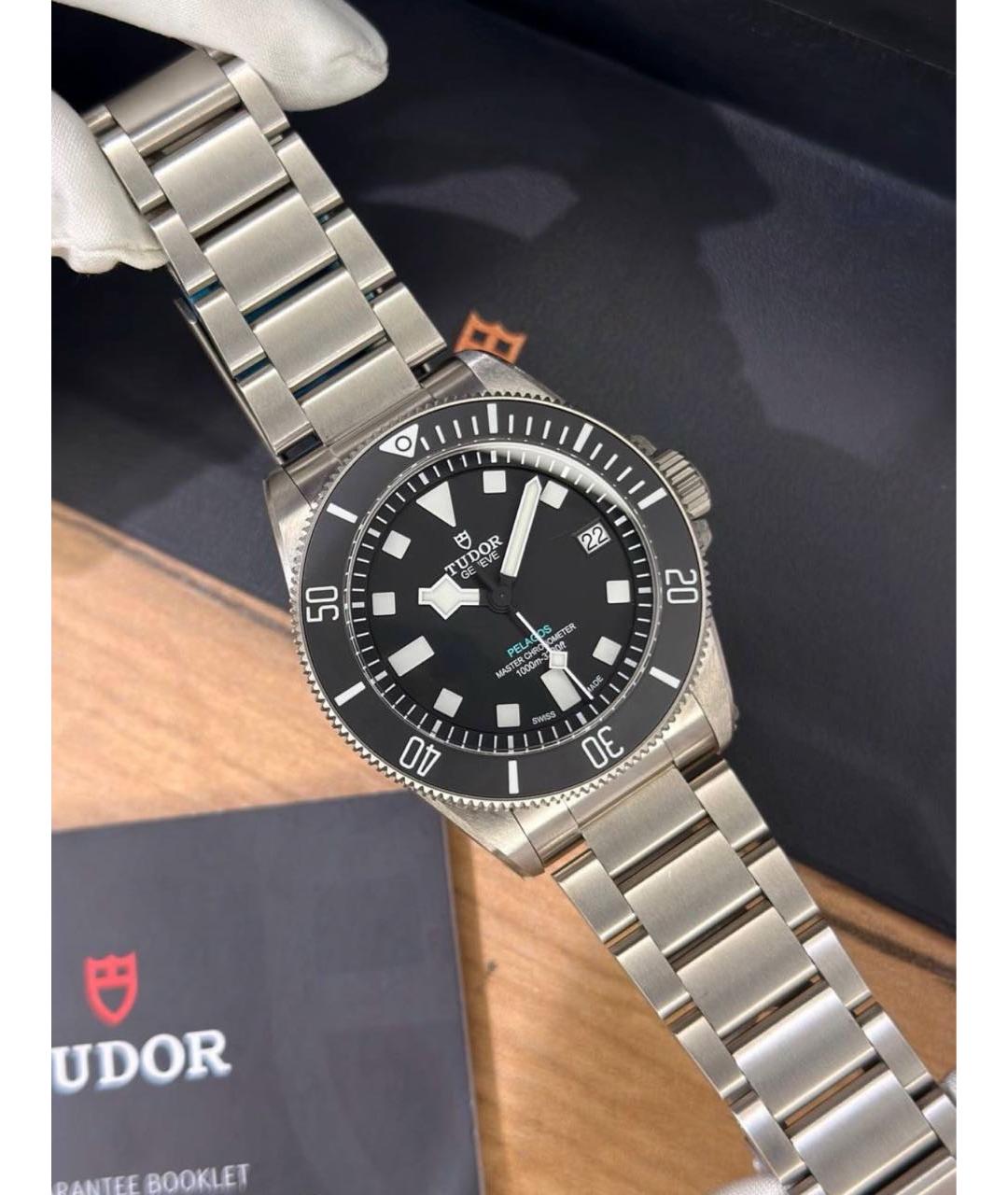 TUDOR Черные титановые часы, фото 3