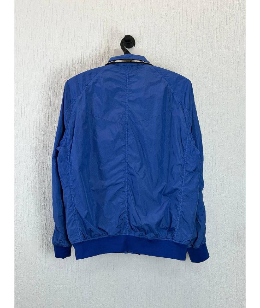 STONE ISLAND Синяя полиамидовая куртка, фото 2