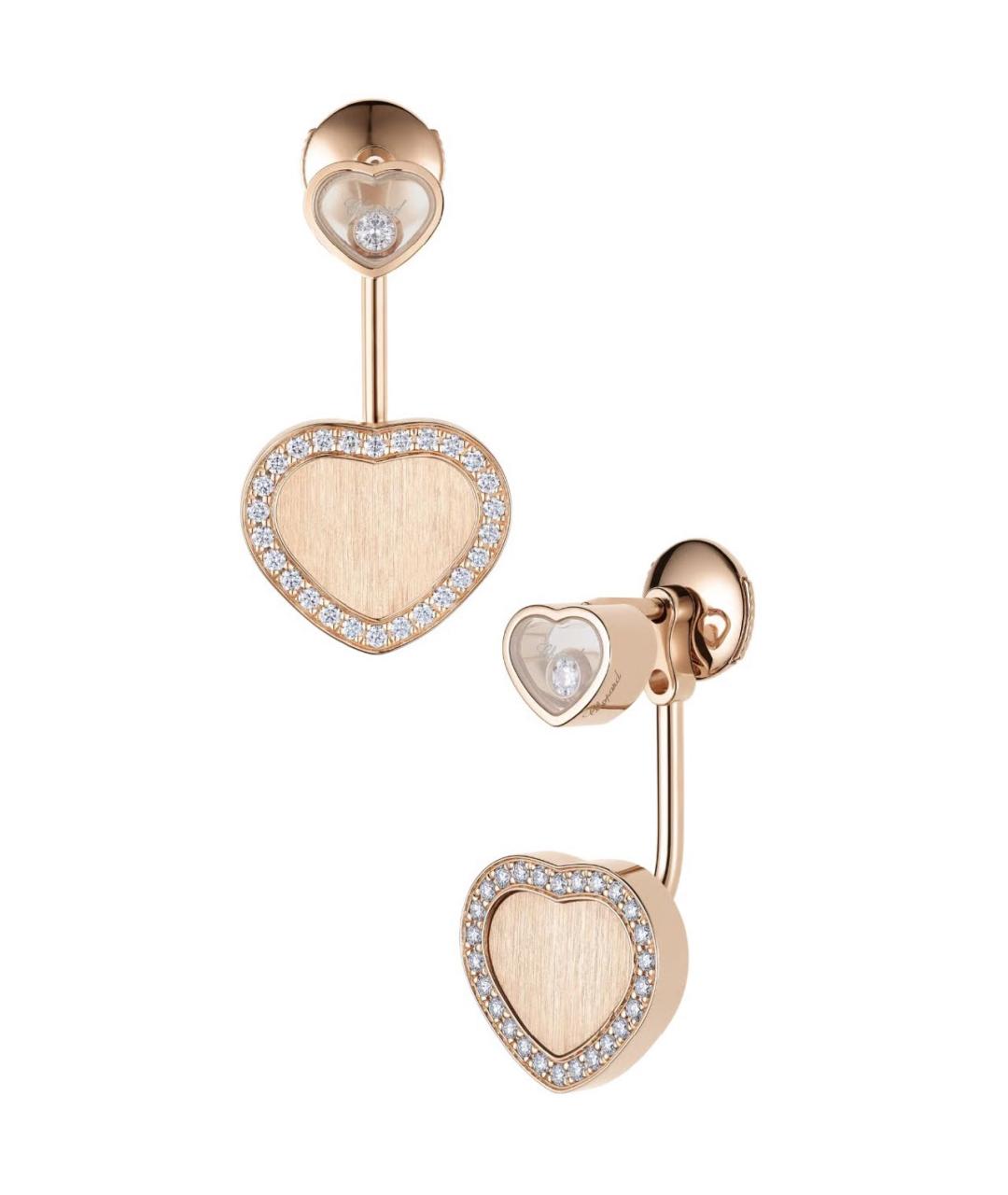 CHOPARD Золотые серьги из розового золота, фото 4