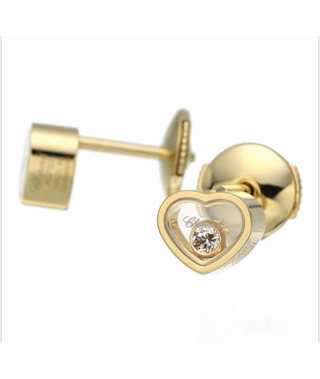 CHOPARD Золотые серьги из желтого золота, фото 4