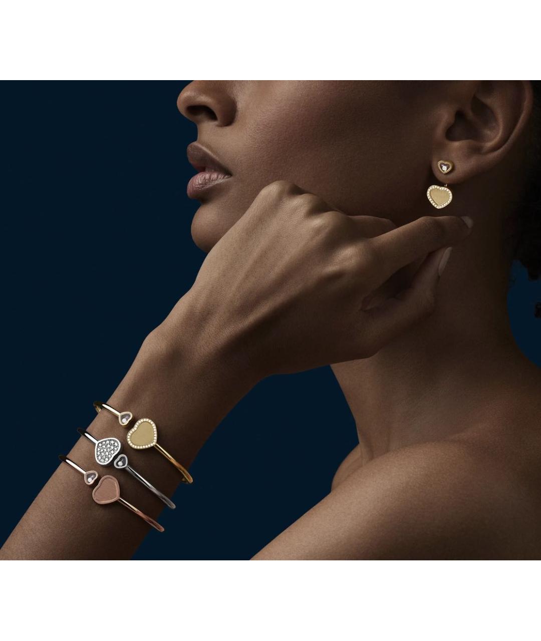 CHOPARD Золотые серьги из желтого золота, фото 5