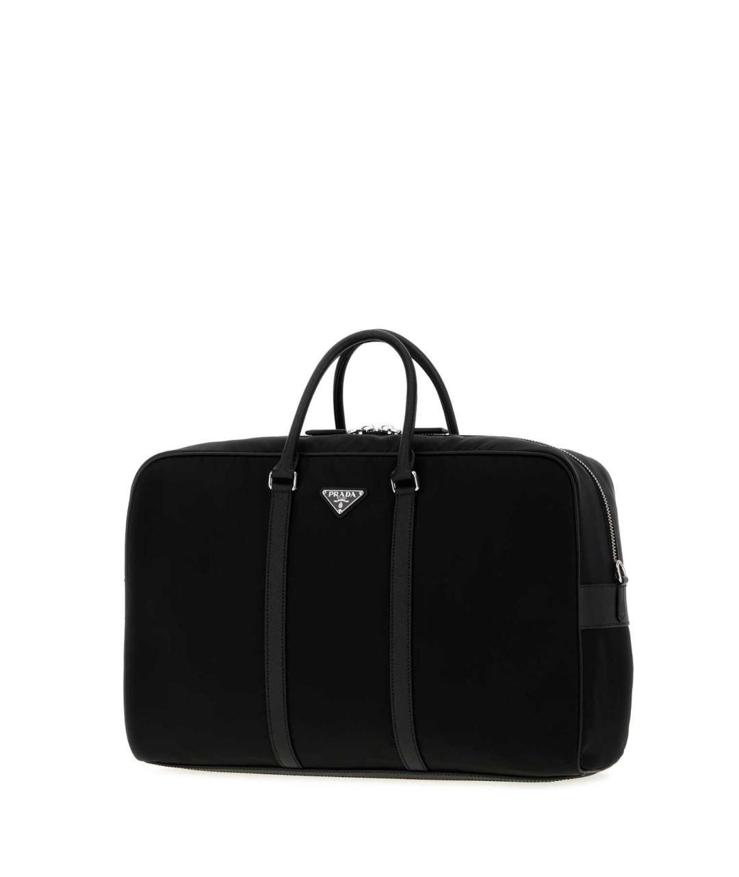 PRADA Черная синтетическая сумка на плечо, фото 2