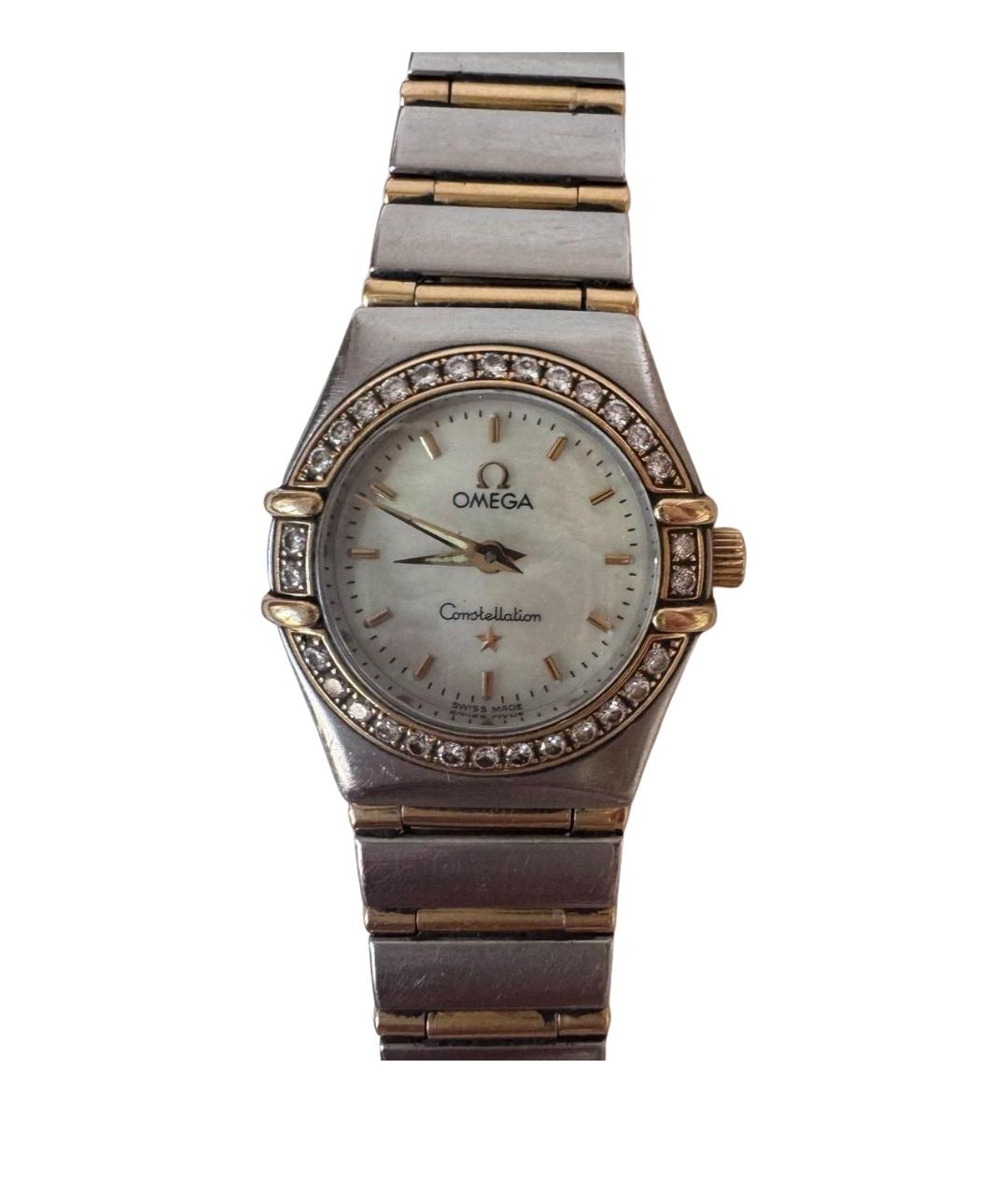 OMEGA Серебряные металлические часы, фото 1