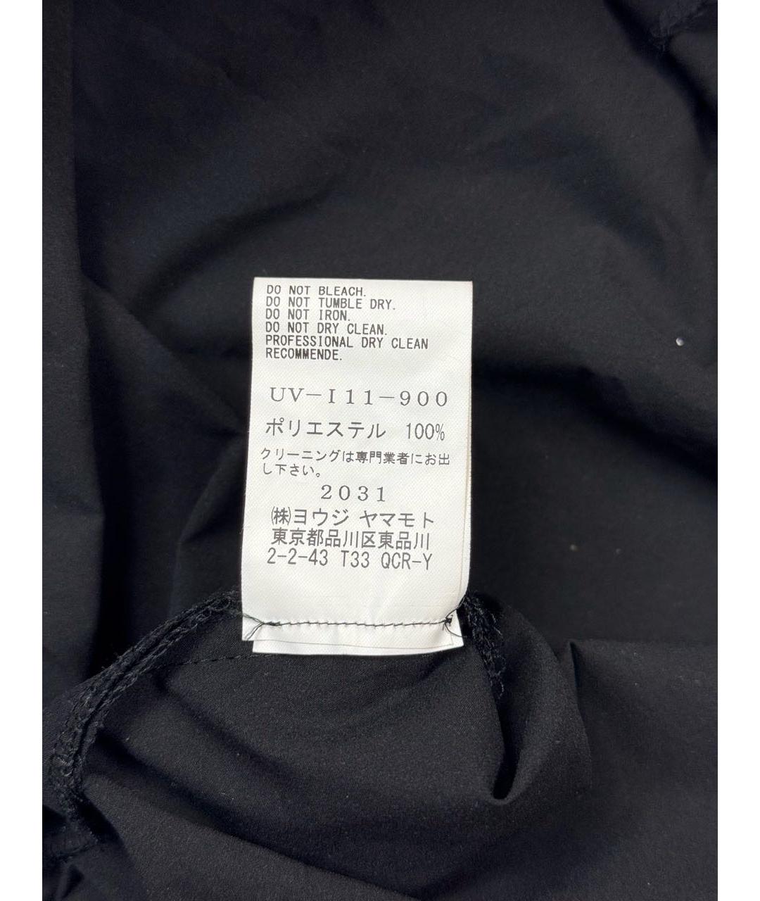 YOHJI YAMAMOTO Черная сумка тоут, фото 8