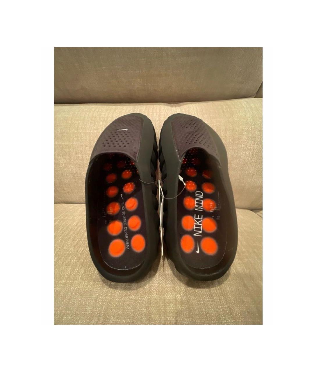 NIKE Черные шлепанцы, фото 4