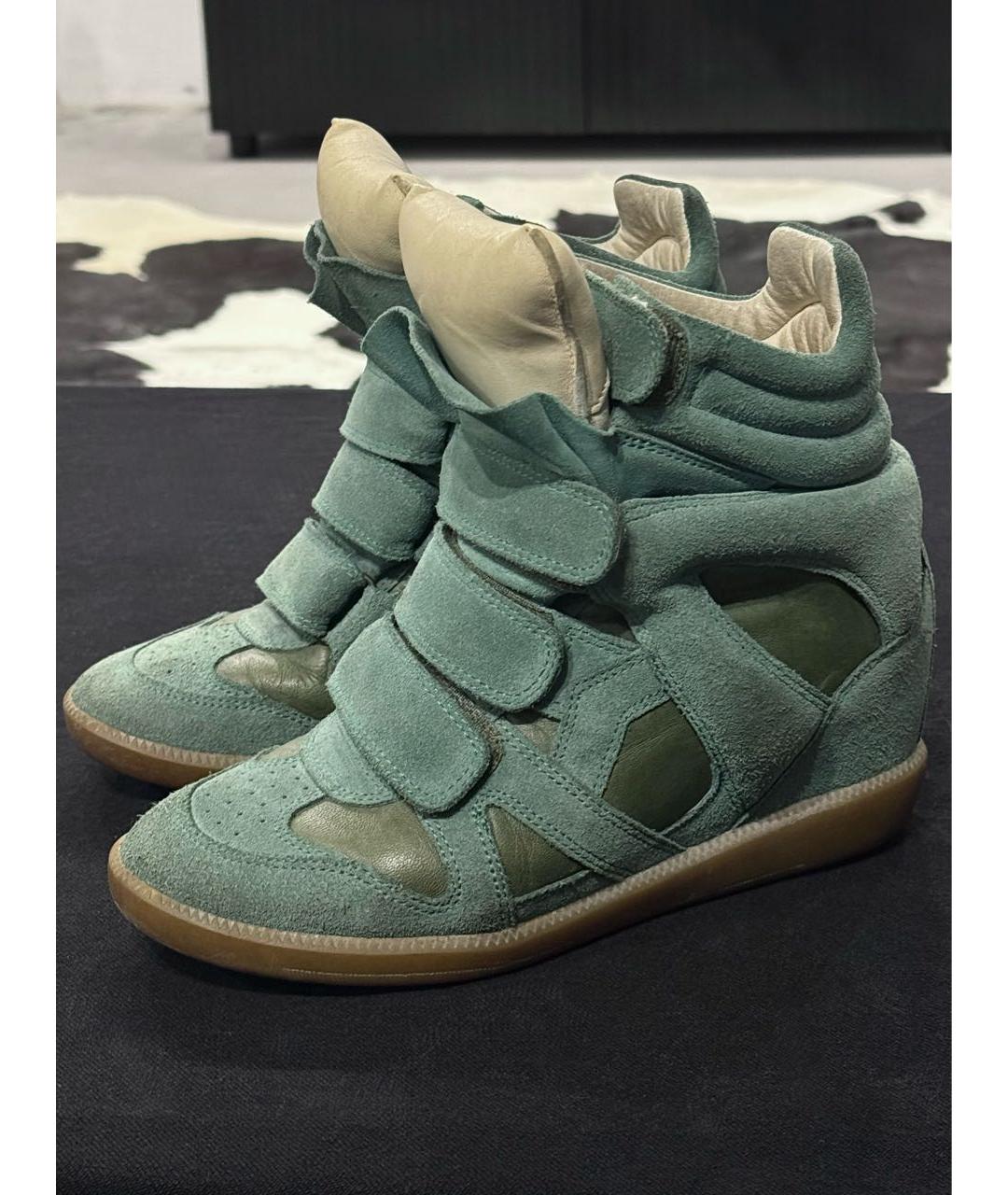 ISABEL MARANT Кожаные кроссовки, фото 3