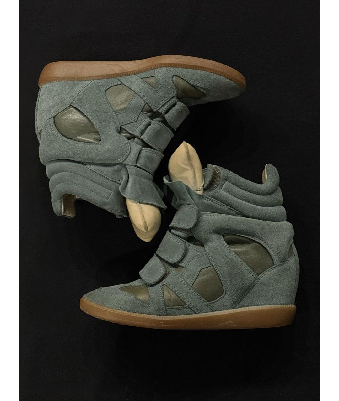 ISABEL MARANT Кожаные кроссовки, фото 9