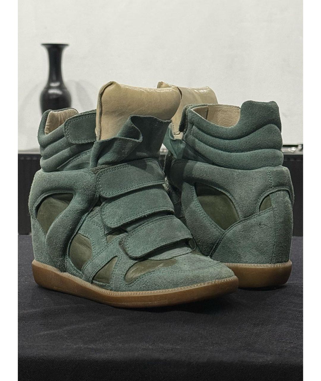 ISABEL MARANT Кожаные кроссовки, фото 2