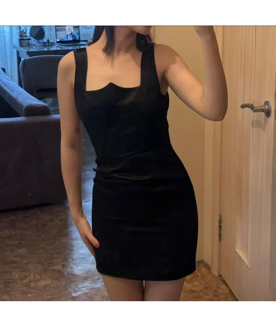 VERSACE Черное коктейльное платье, фото 4
