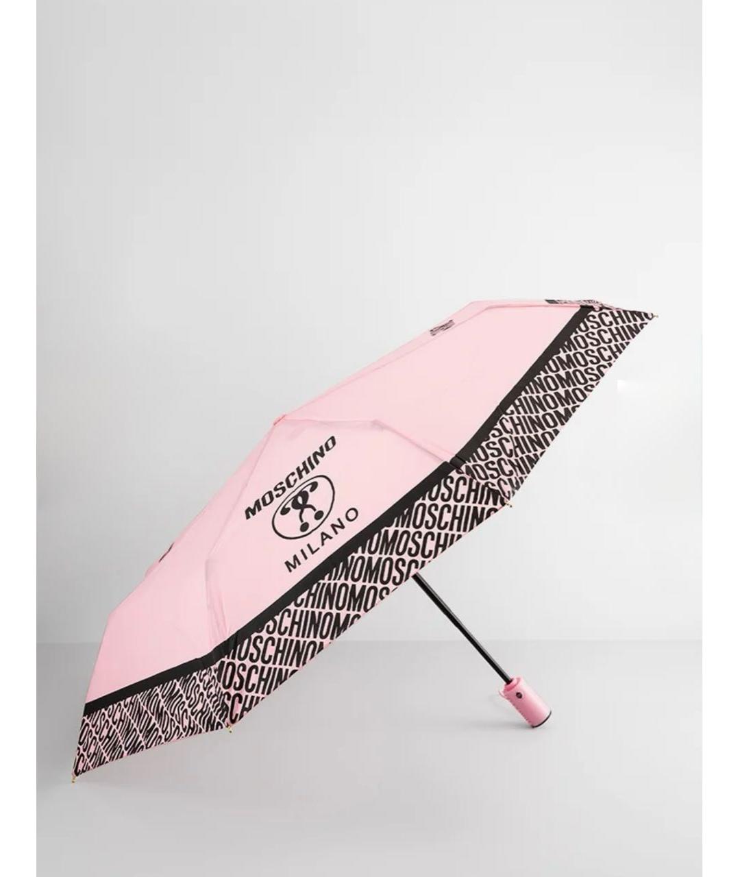 MOSCHINO Розовый зонт, фото 6
