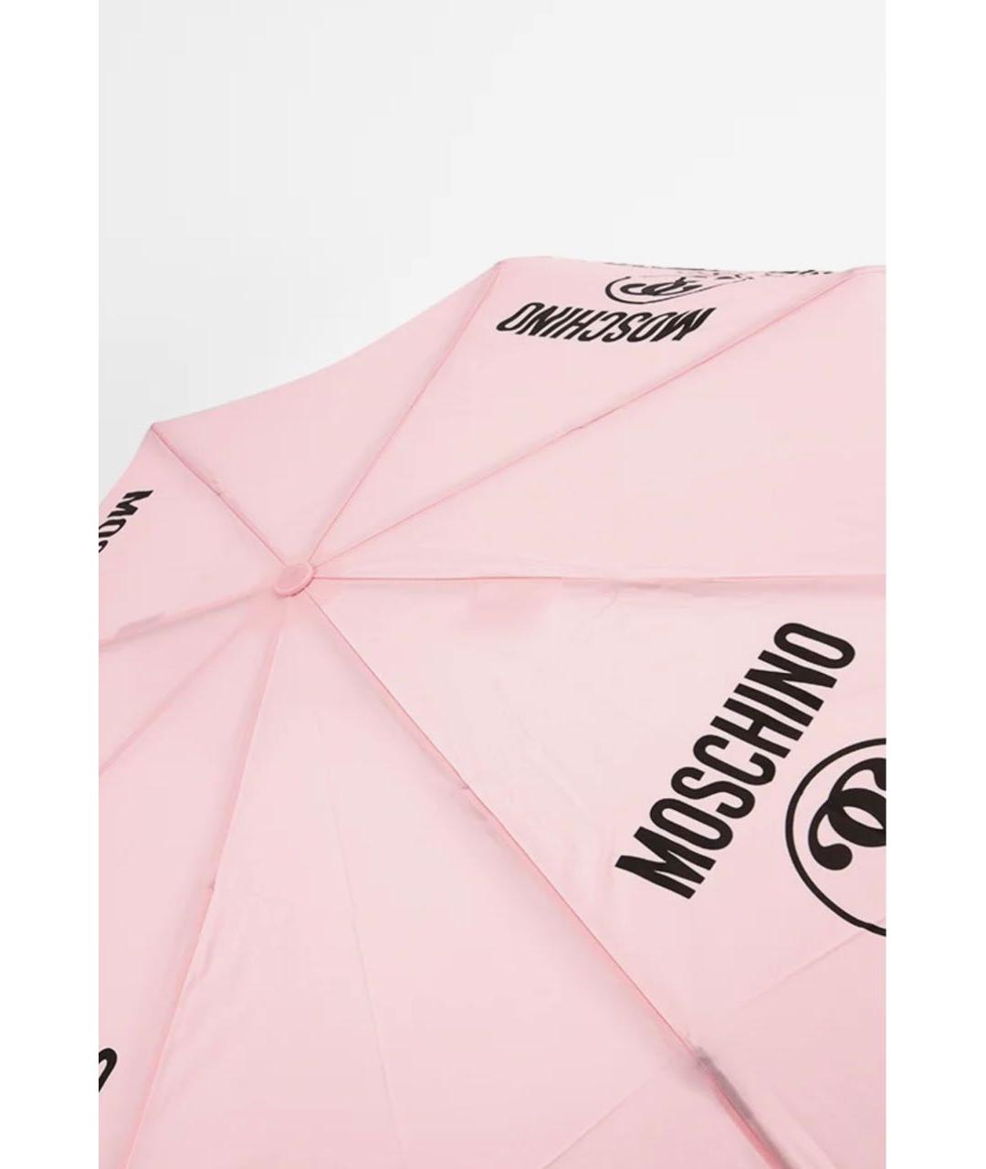 MOSCHINO Розовый зонт, фото 5