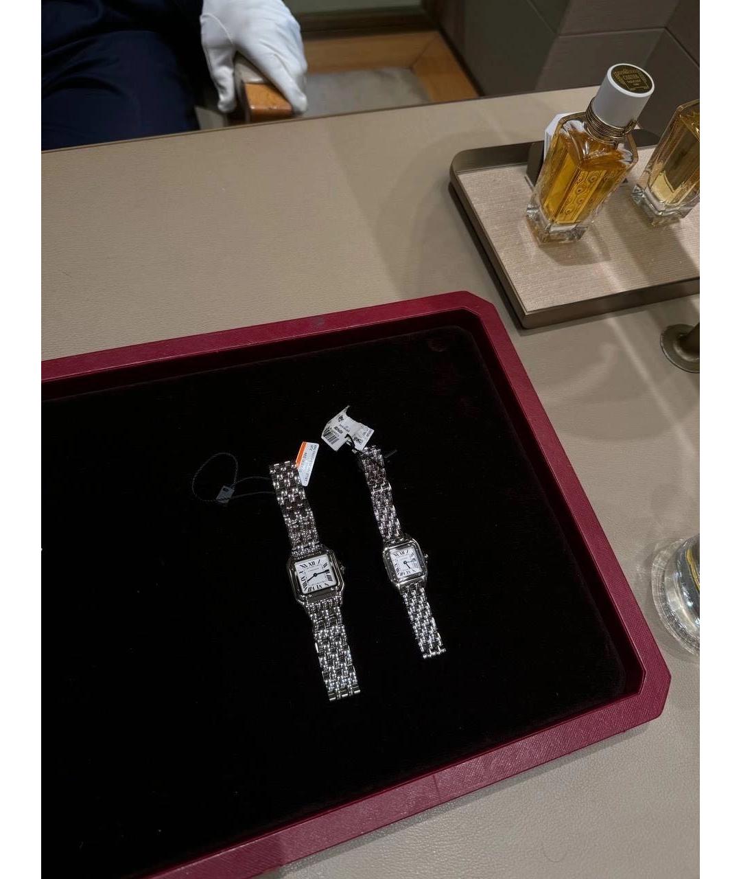 CARTIER Серебряные часы, фото 4