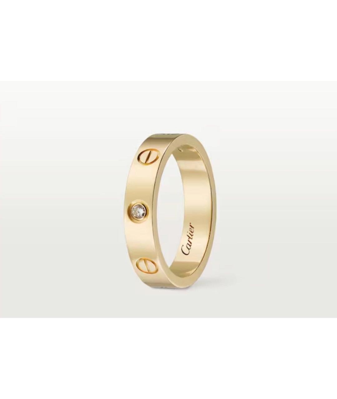 CARTIER Желтое кольцо из желтого золота, фото 2