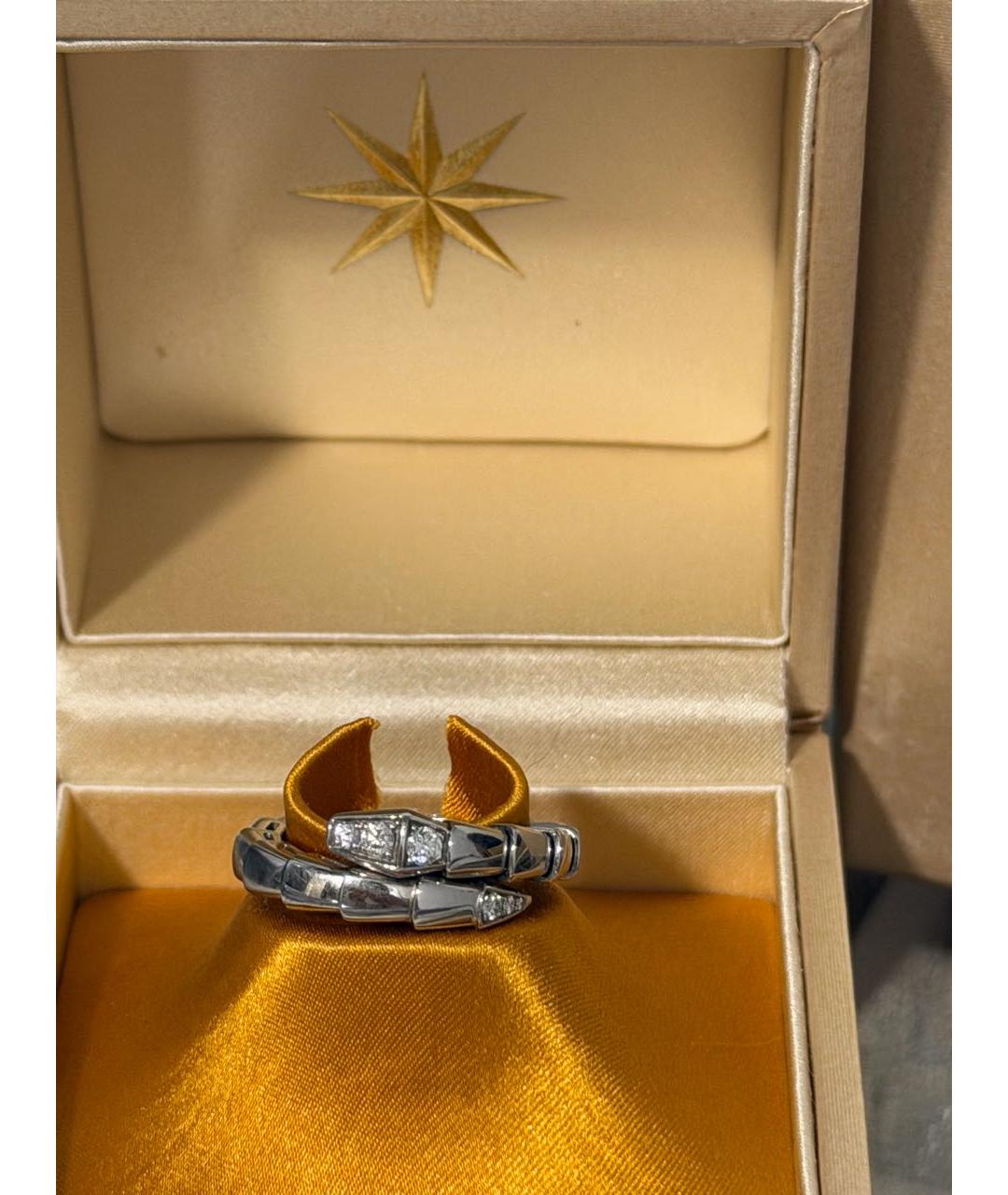 BVLGARI Белое кольцо из белого золота, фото 7