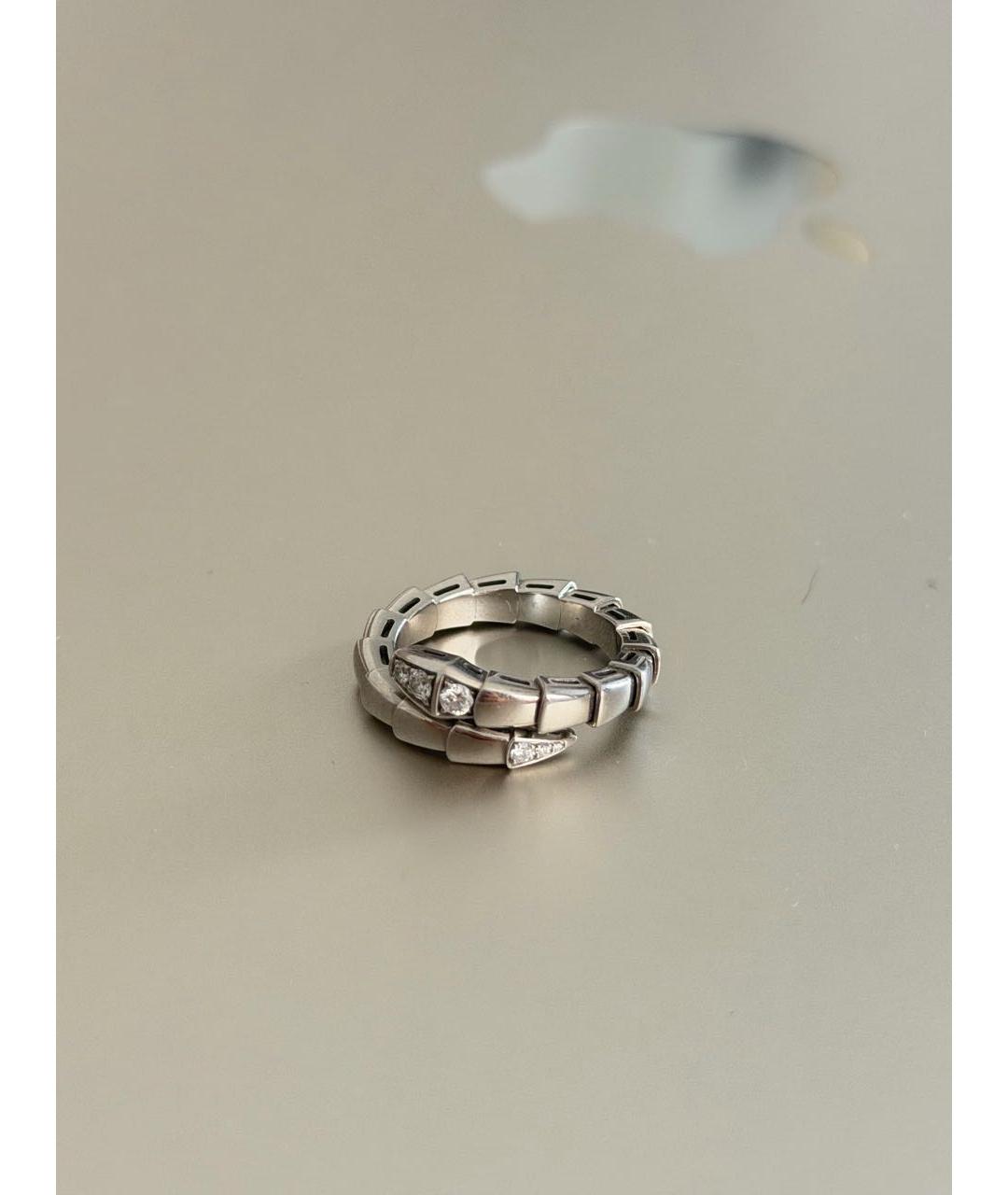 BVLGARI Белое кольцо из белого золота, фото 3