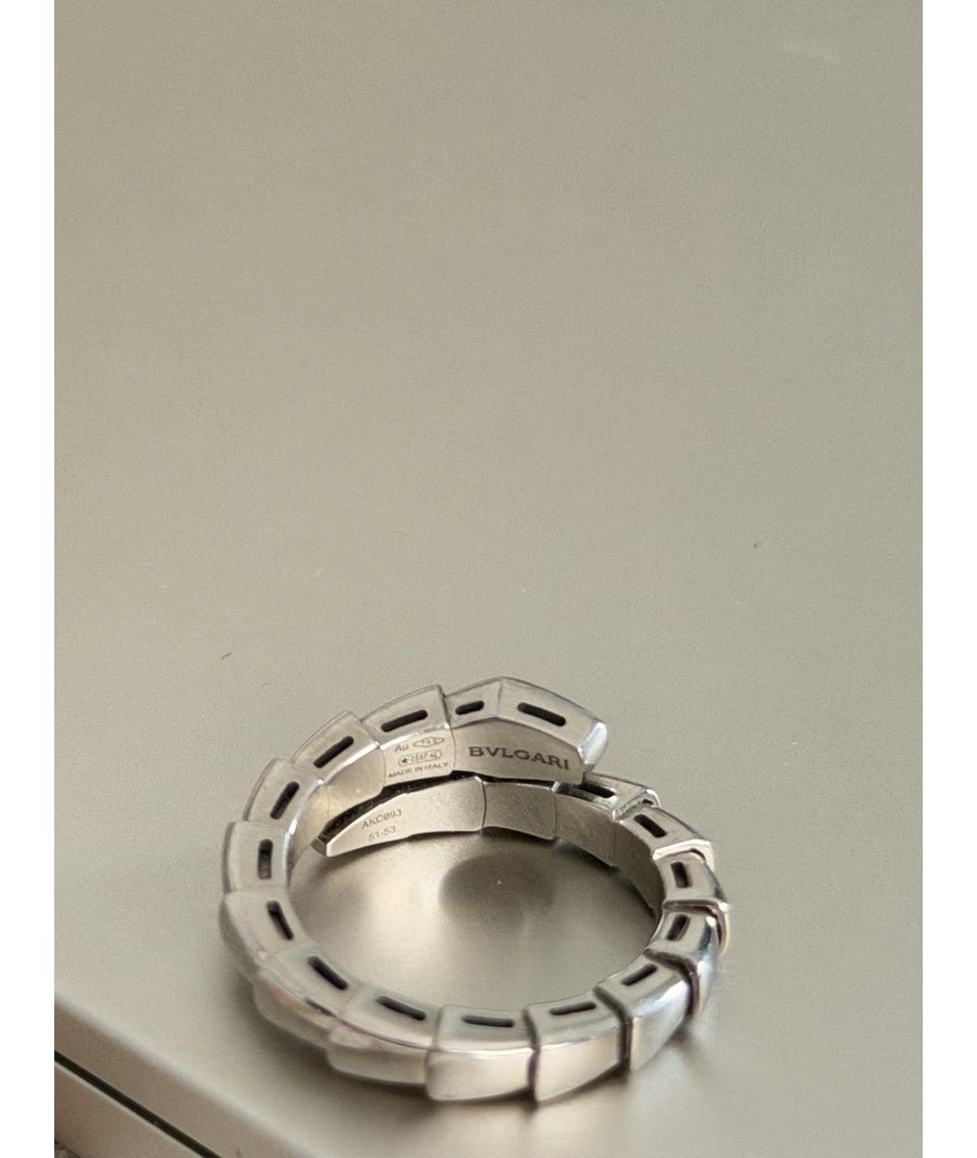 BVLGARI Белое кольцо из белого золота, фото 2