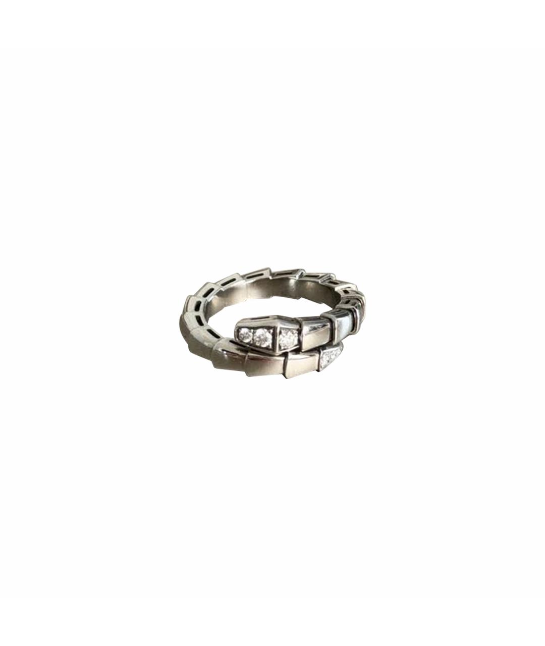 BVLGARI Белое кольцо из белого золота, фото 1
