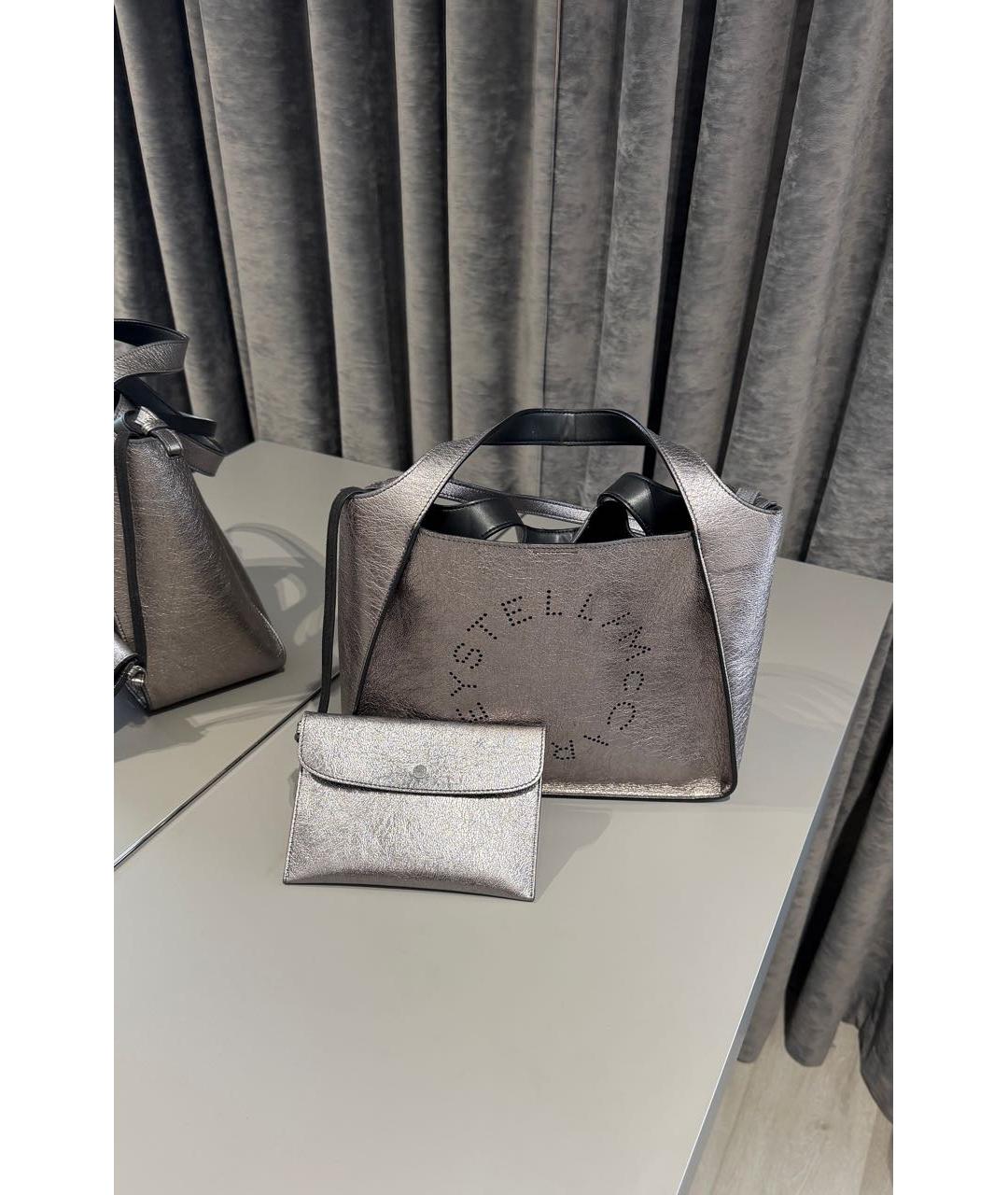 STELLA MCCARTNEY Фиолетовая сумка тоут из искусственной кожи, фото 2