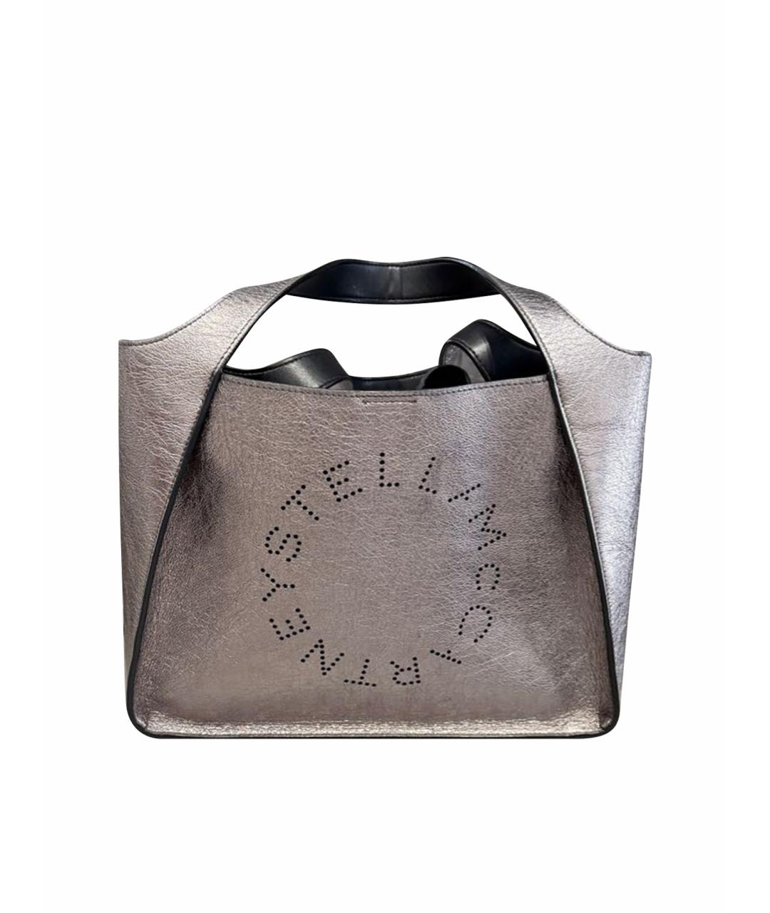 STELLA MCCARTNEY Фиолетовая сумка тоут из искусственной кожи, фото 1