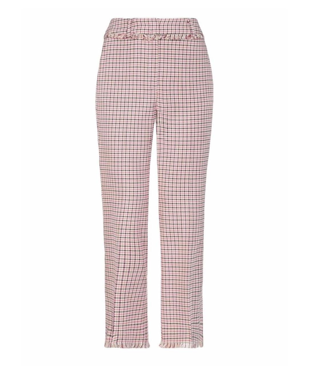 MAX MARA Розовые хлопковые бриджи, фото 1