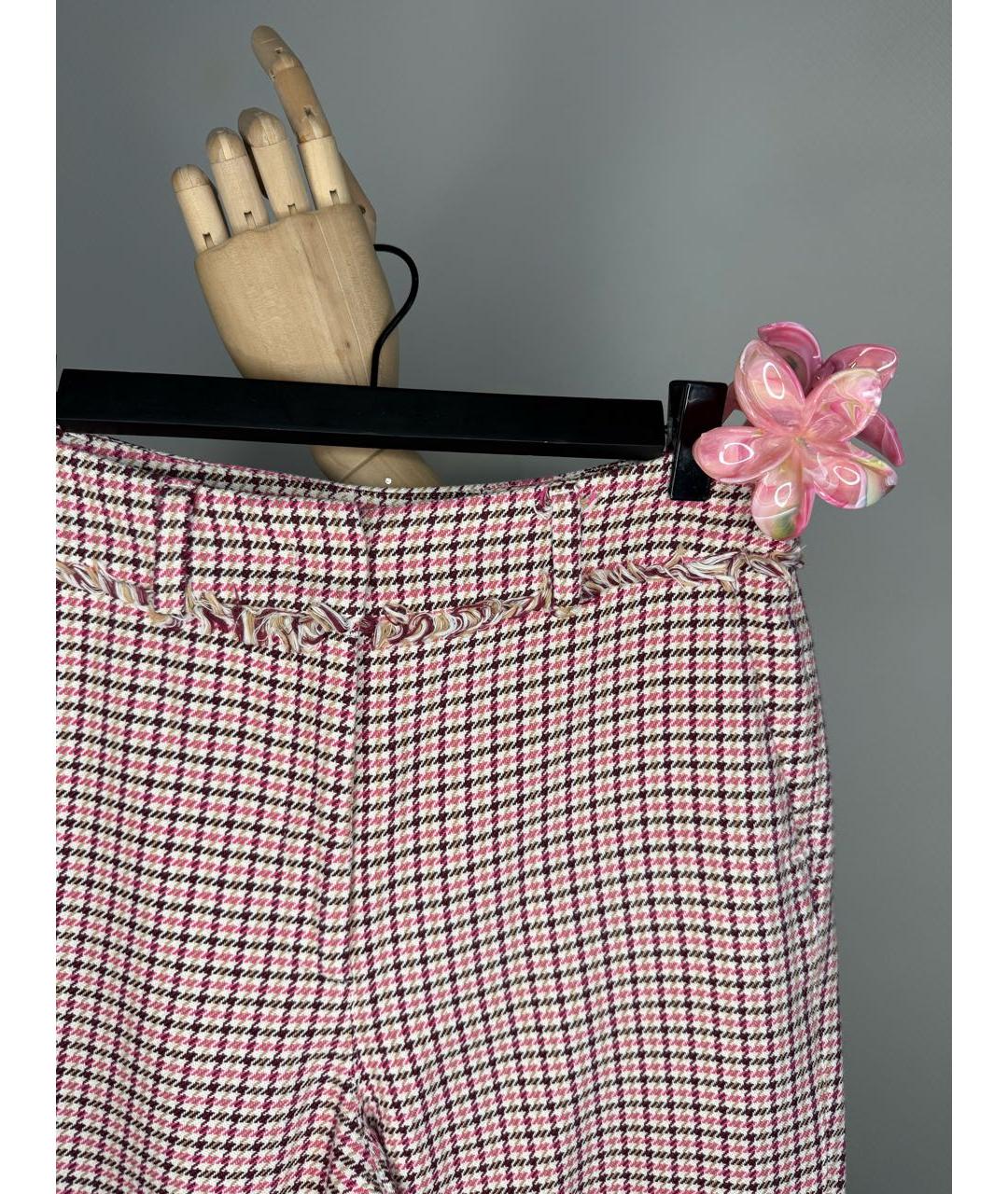 MAX MARA Розовые хлопковые бриджи, фото 6