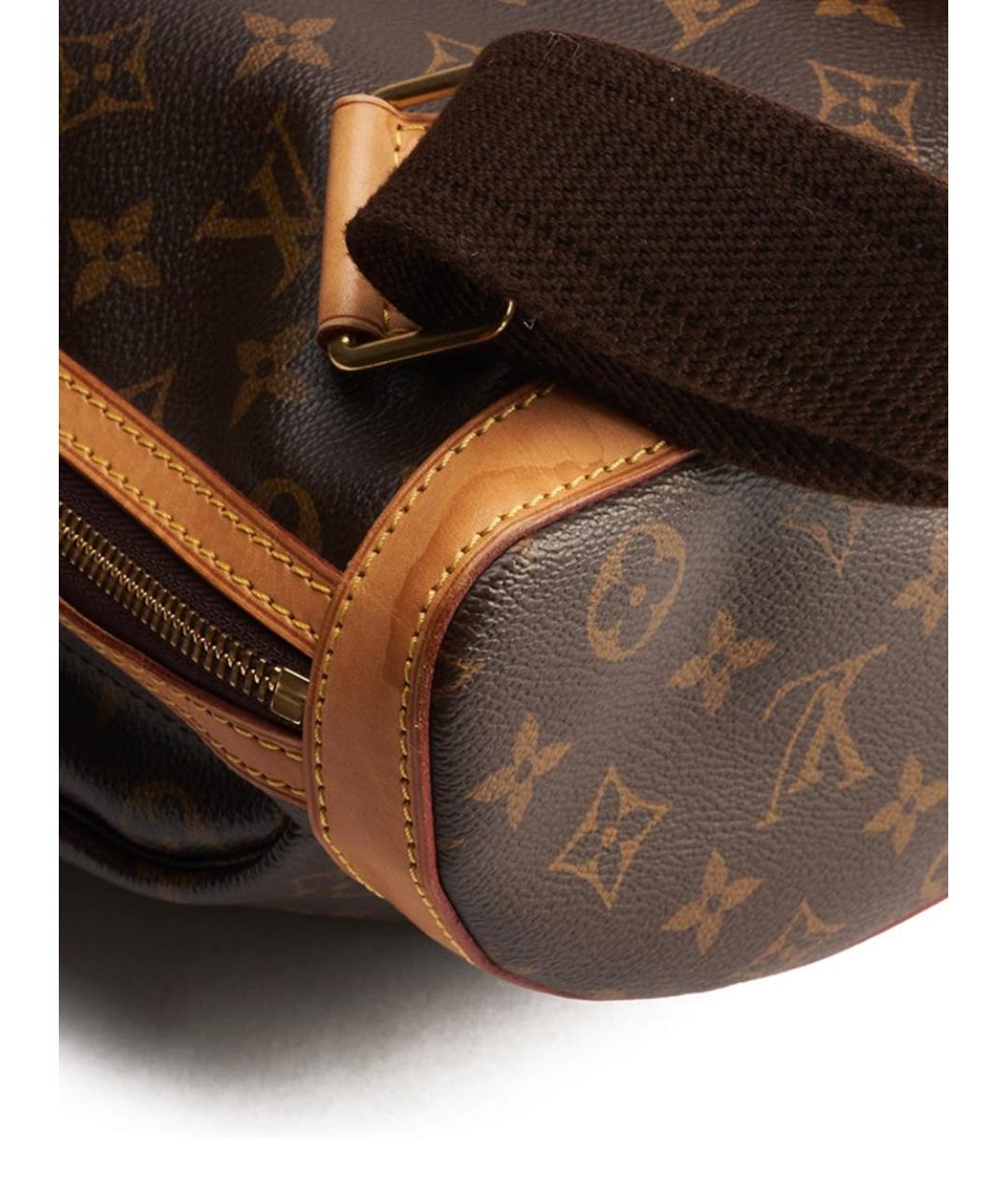 LOUIS VUITTON Коричневый рюкзак, фото 7