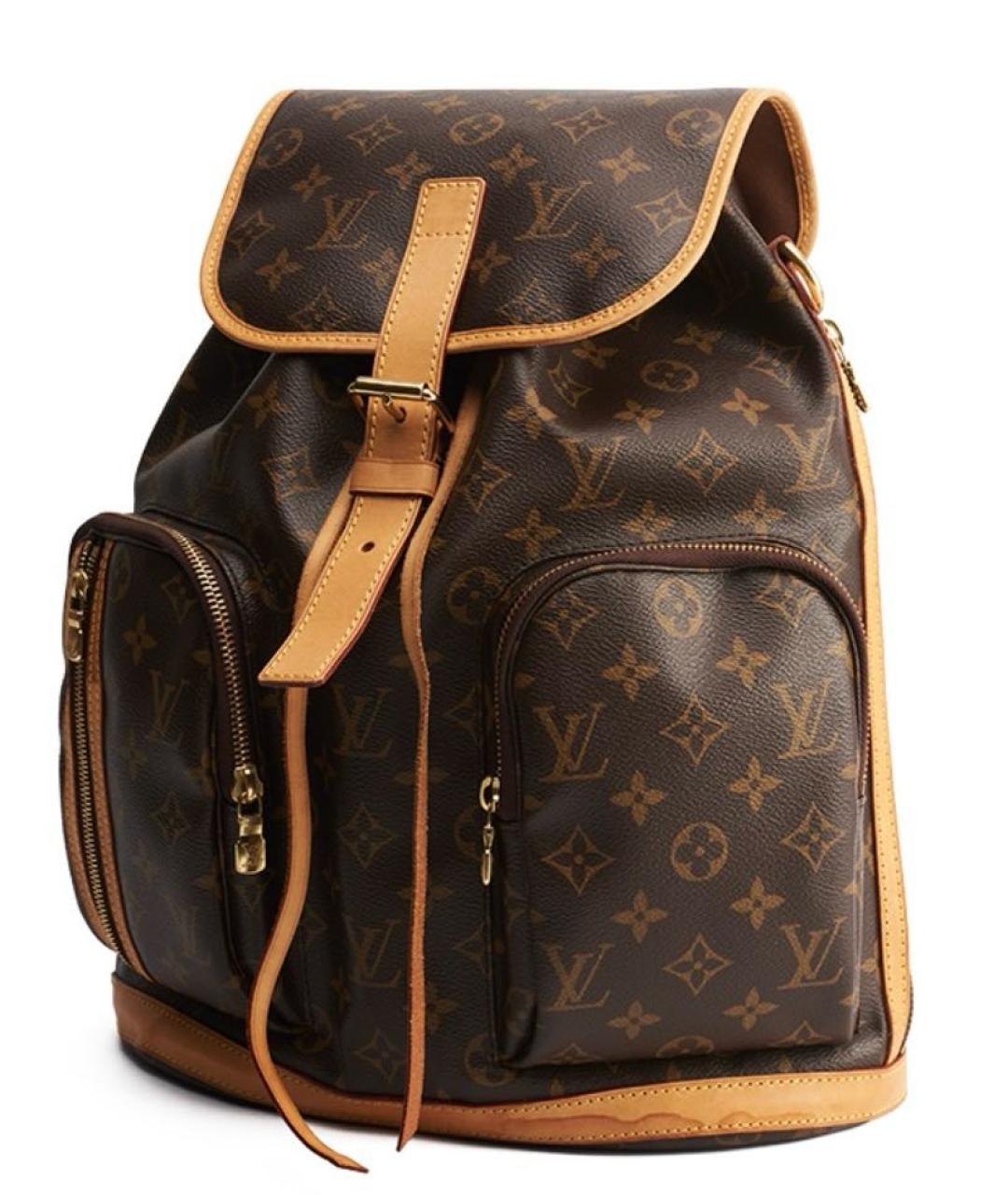 LOUIS VUITTON Коричневый рюкзак, фото 3