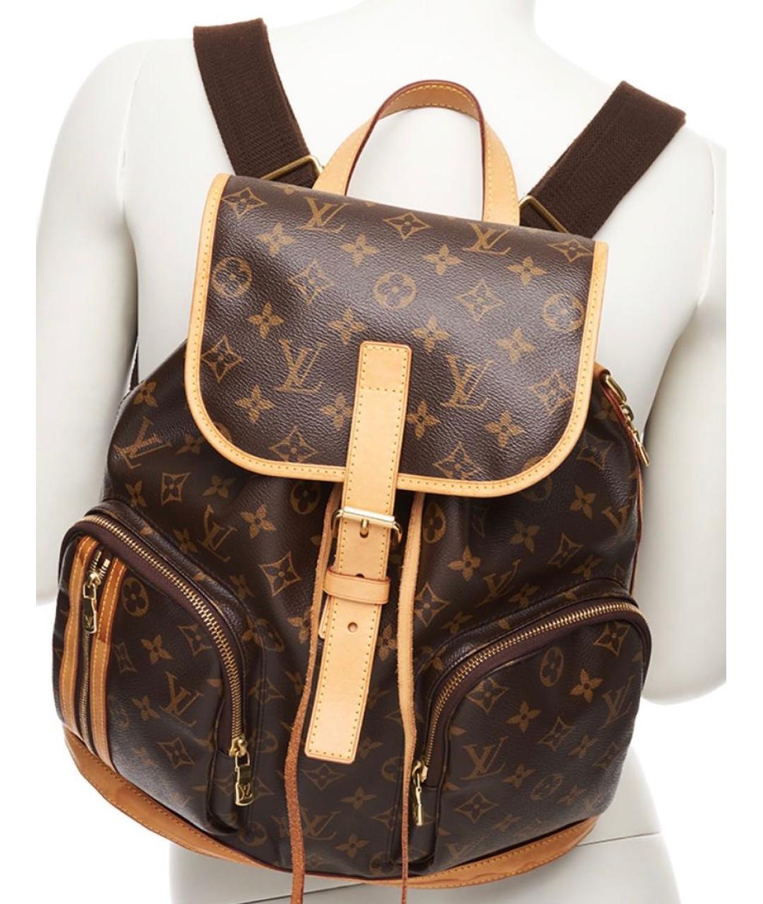 LOUIS VUITTON Коричневый рюкзак, фото 8