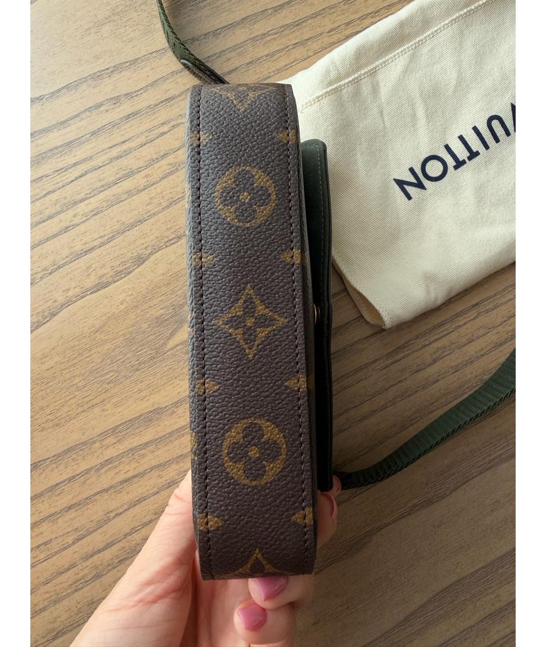 LOUIS VUITTON Коричневая сумка через плечо, фото 7