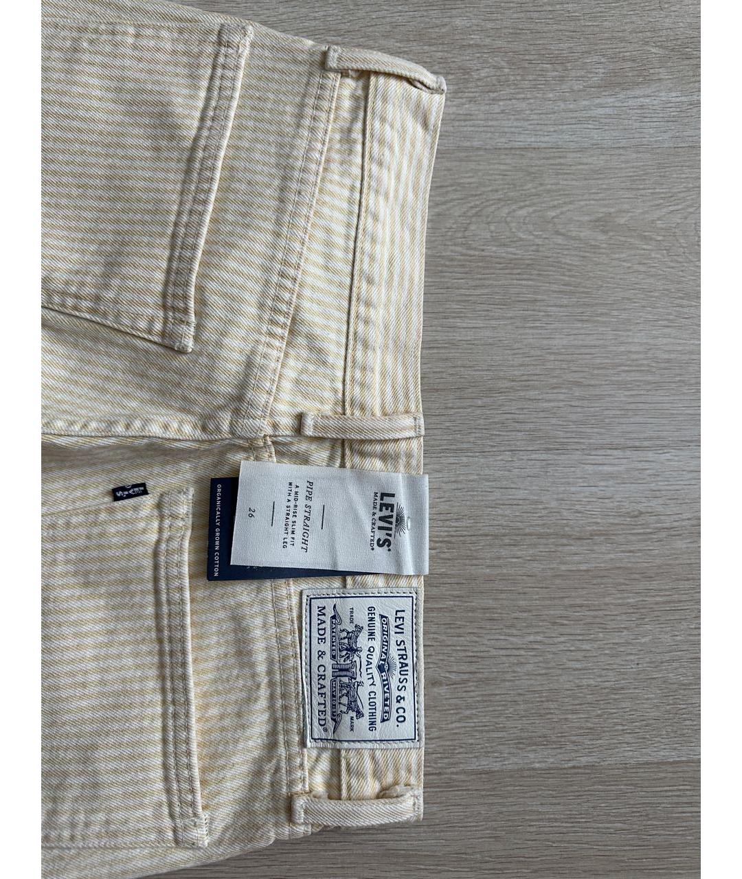 LEVI'S Мульти хлопковые прямые джинсы, фото 5