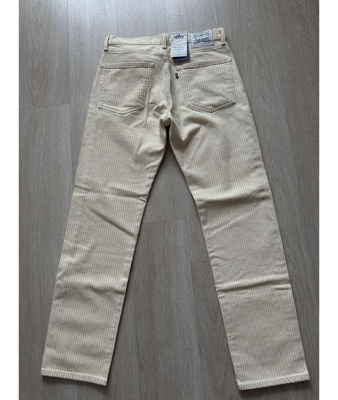 LEVI'S Мульти хлопковые прямые джинсы, фото 3