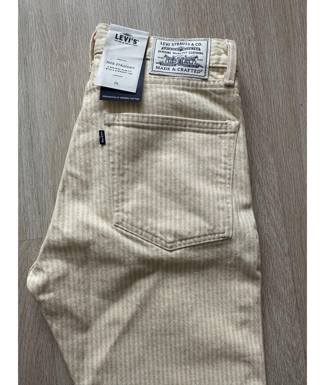 LEVI'S Мульти хлопковые прямые джинсы, фото 2