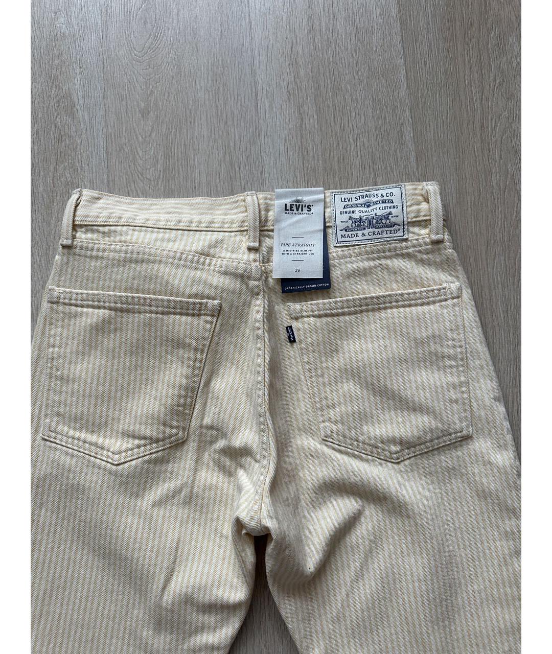 LEVI'S Мульти хлопковые прямые джинсы, фото 4