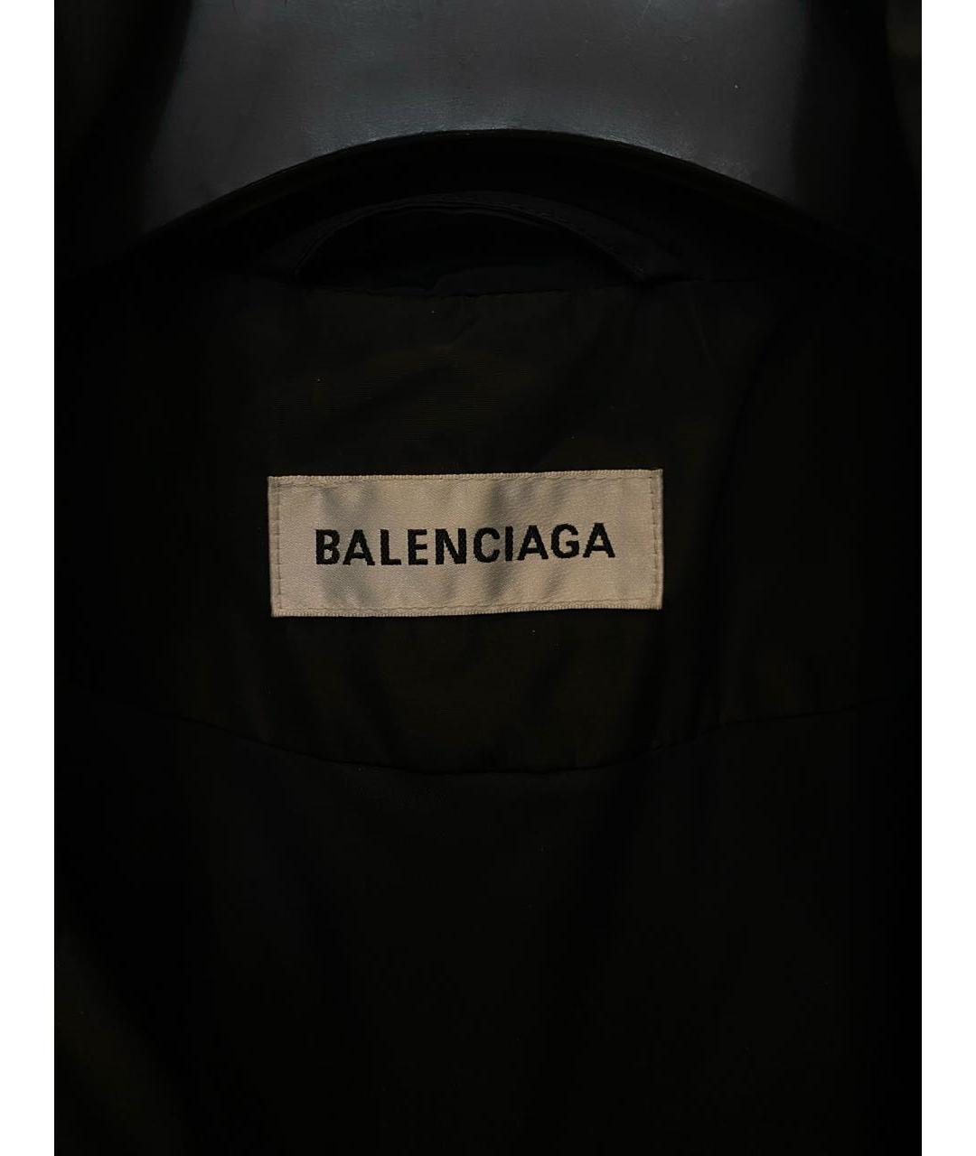 BALENCIAGA Черный пуховик, фото 4