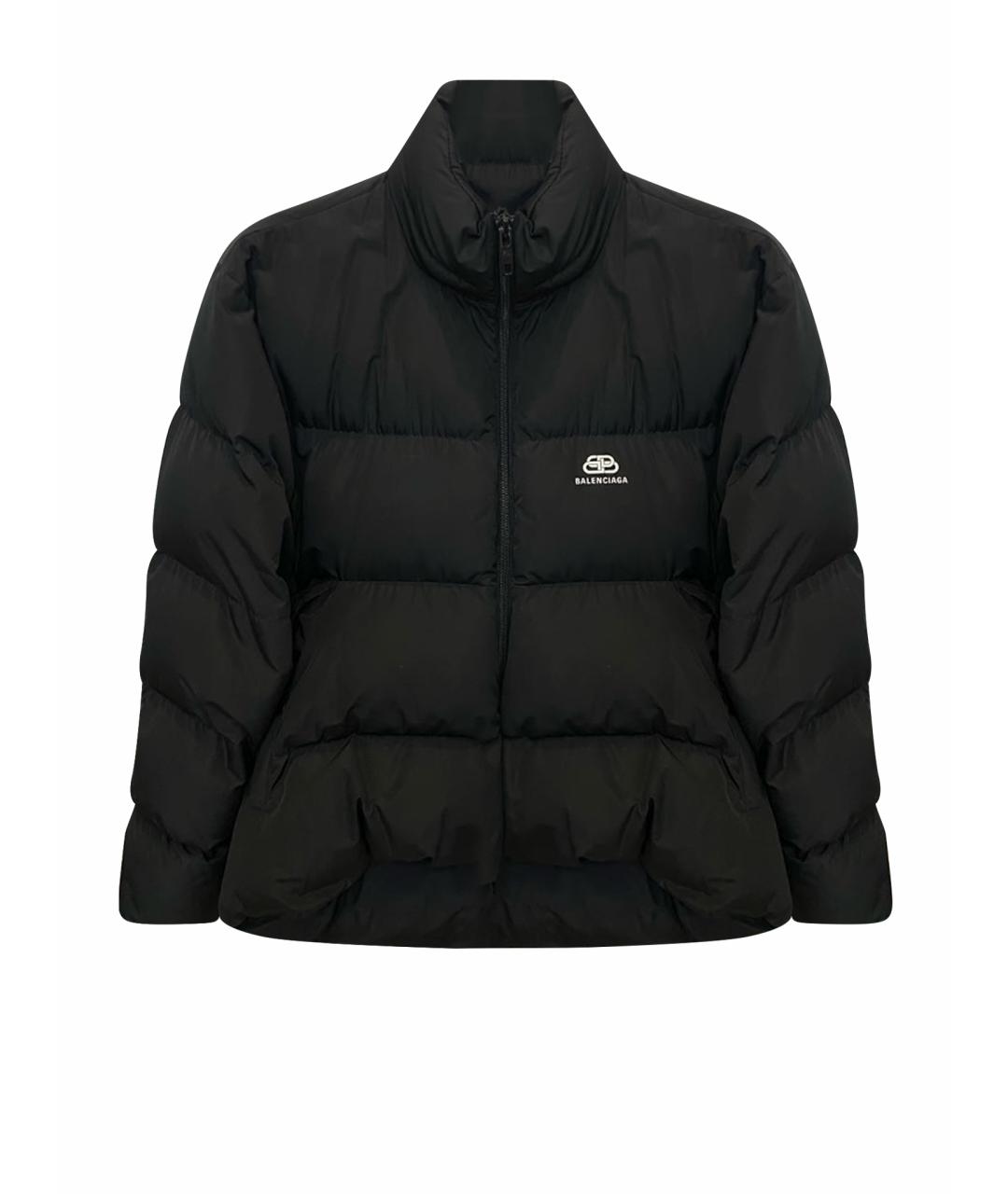 BALENCIAGA Черный пуховик, фото 1