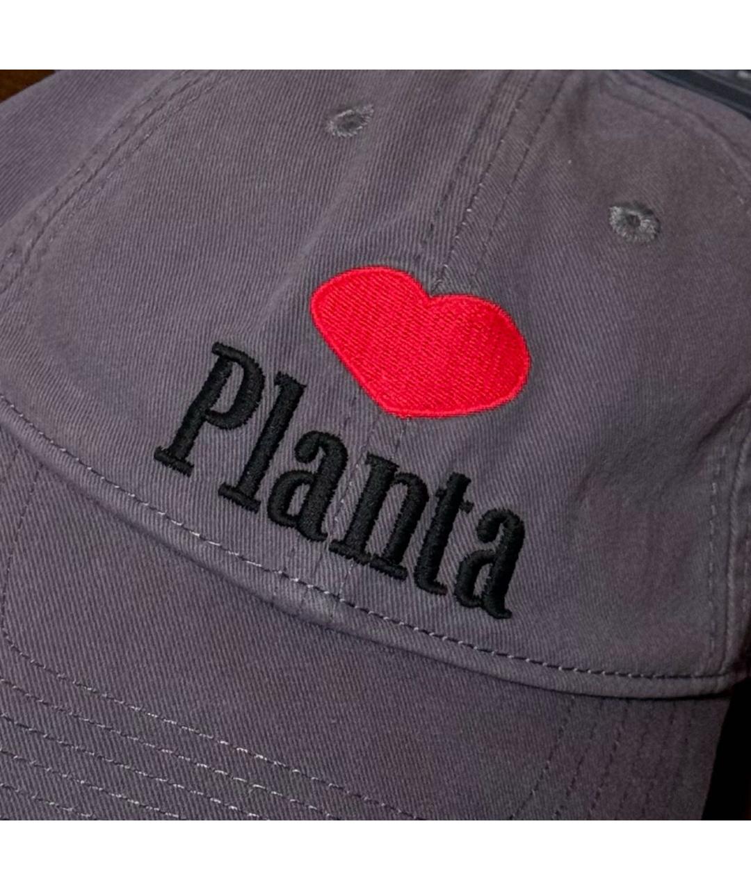 PLANTA ROSA Антрацитовая хлопковая кепка, фото 3