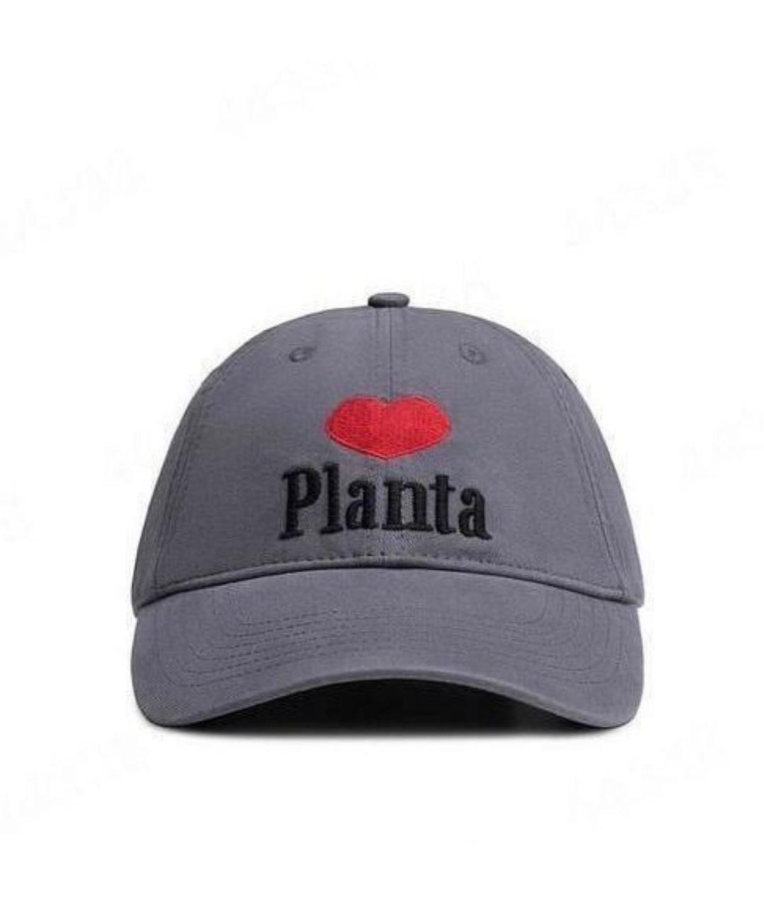 PLANTA ROSA Антрацитовая хлопковая кепка, фото 5