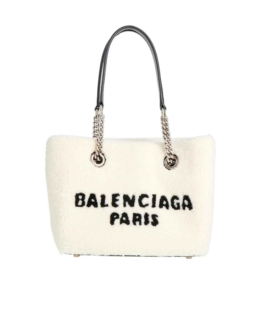 BALENCIAGA Белая сумка тоут, фото 1