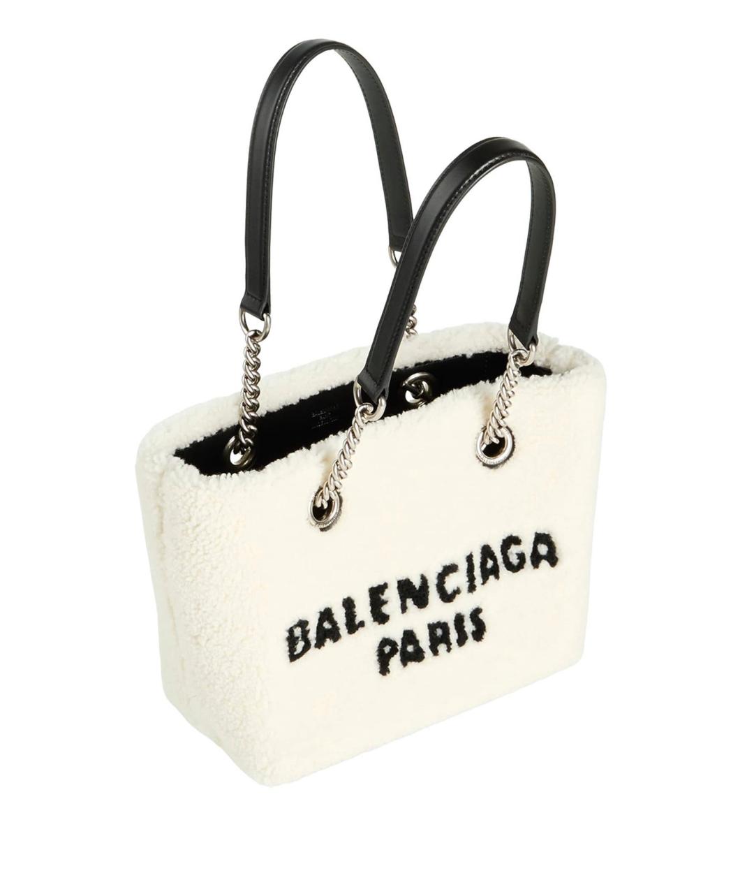 BALENCIAGA Белая сумка тоут, фото 2
