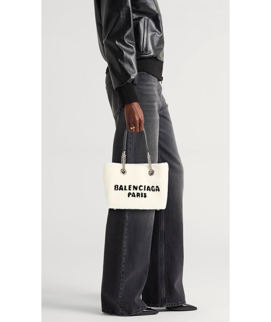 BALENCIAGA Белая сумка тоут, фото 3