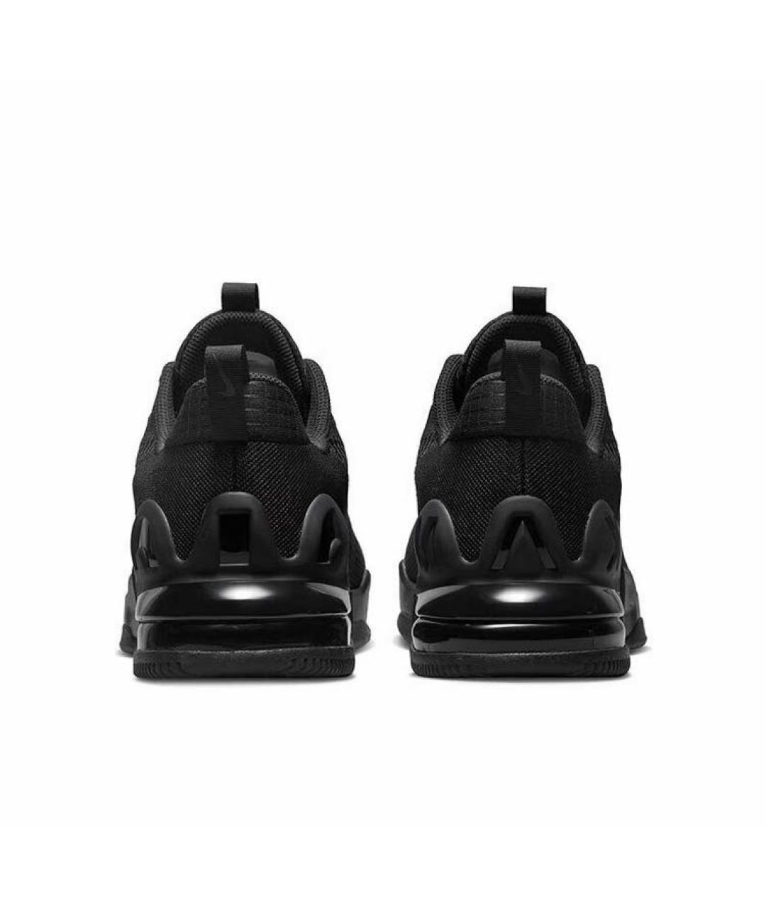 NIKE Черные текстильные низкие кроссовки / кеды, фото 4