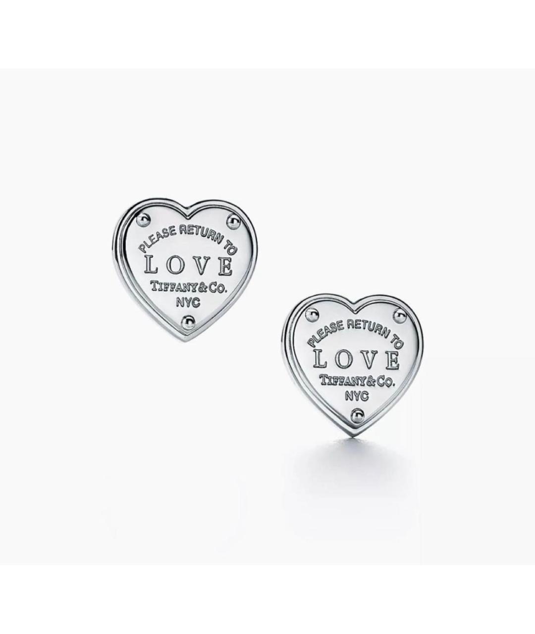 TIFFANY&CO Серебряные серебряные серьги, фото 8