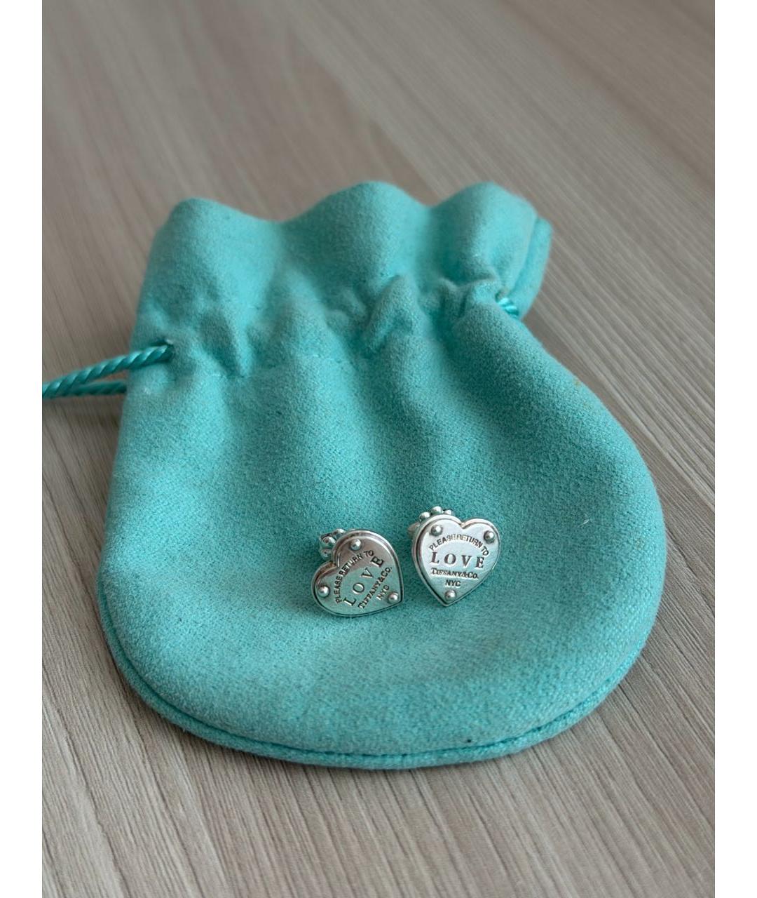 TIFFANY&CO Серебряные серебряные серьги, фото 2