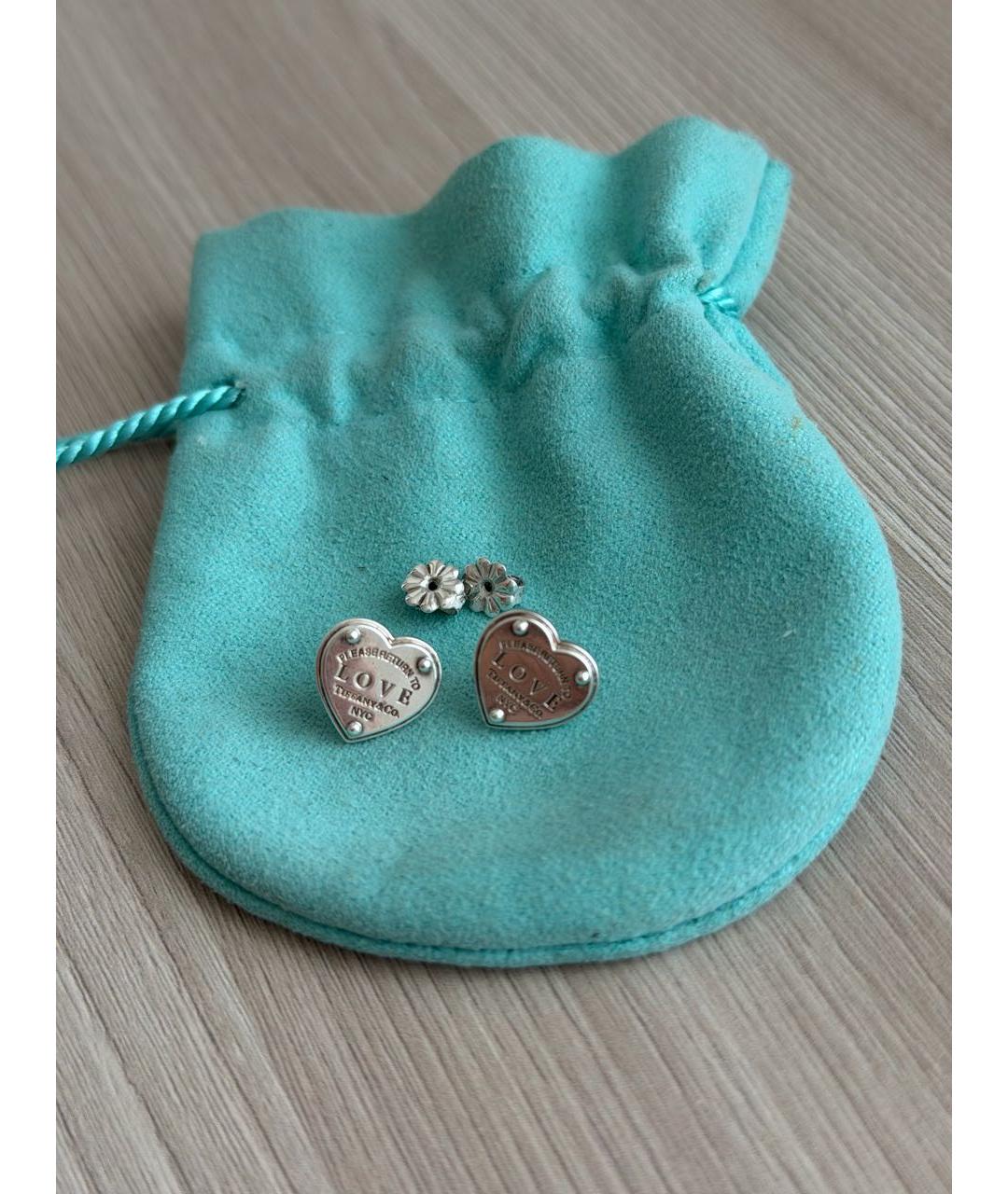 TIFFANY&CO Серебряные серебряные серьги, фото 7