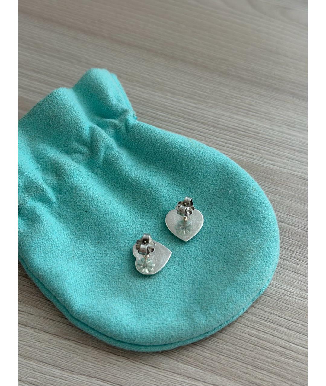 TIFFANY&CO Серебряные серебряные серьги, фото 5