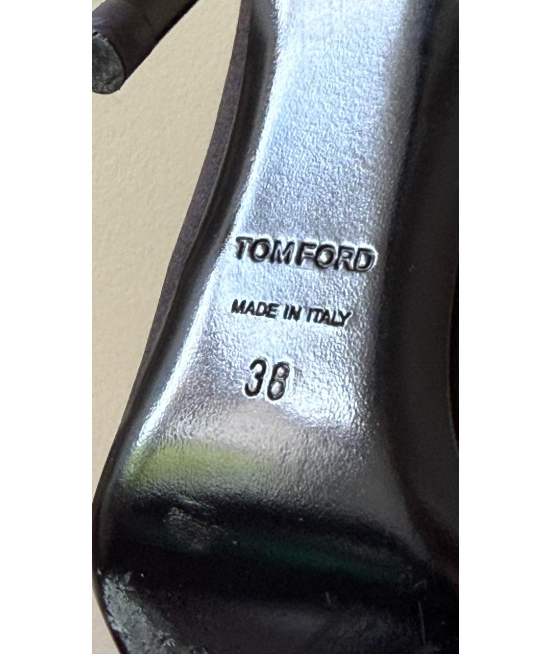 TOM FORD Черные туфли, фото 7