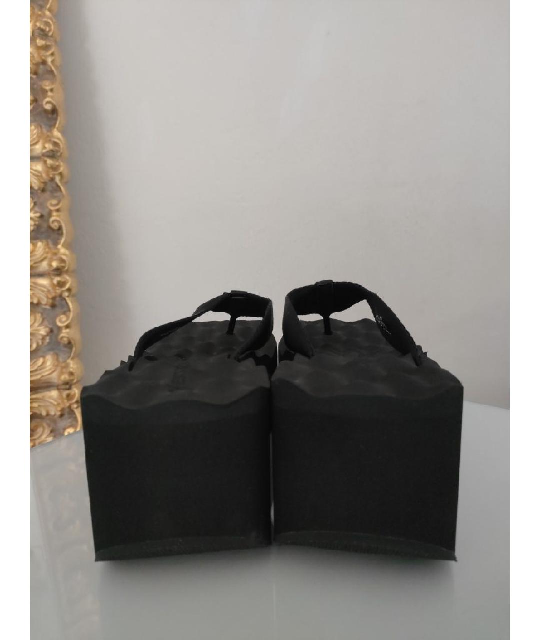 ALEXANDER WANG Черные шлепанцы, фото 4