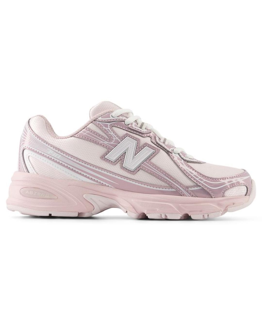 NEW BALANCE Розовые текстильные кроссовки, фото 1