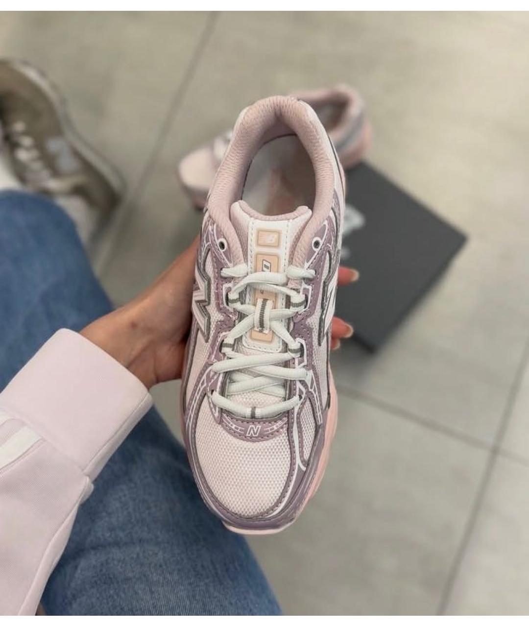 NEW BALANCE Розовые текстильные кроссовки, фото 6